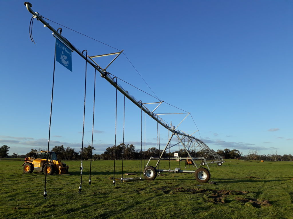Here you should see an irrigation system