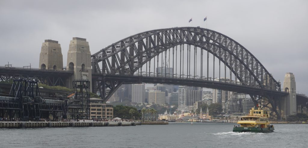 Here you should see the Harbour Bridge of Sydney