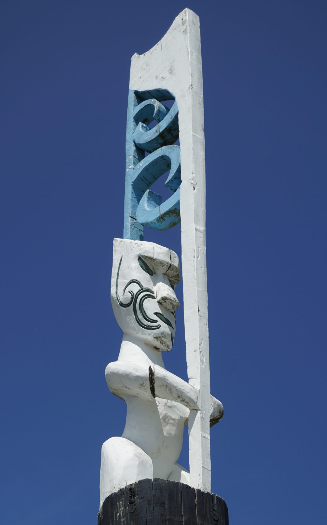 Here you should see a statue at Dunes Trail Opotiki