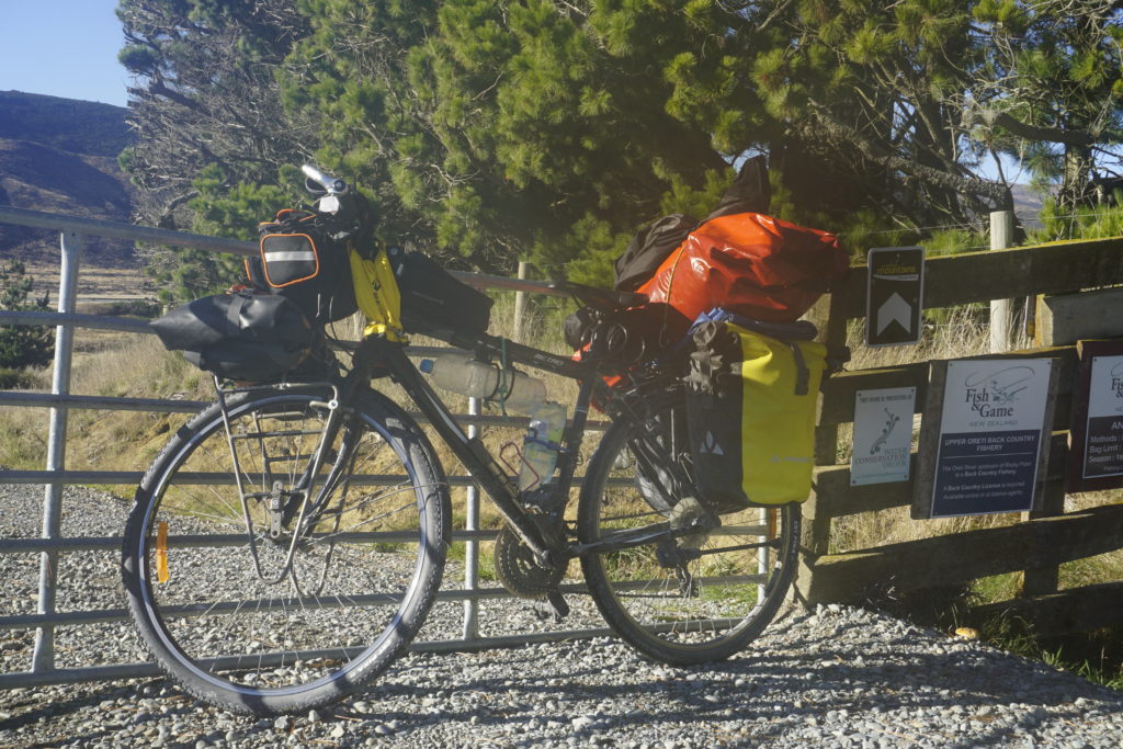 Along the Around the Mountain Trail - My bicycle