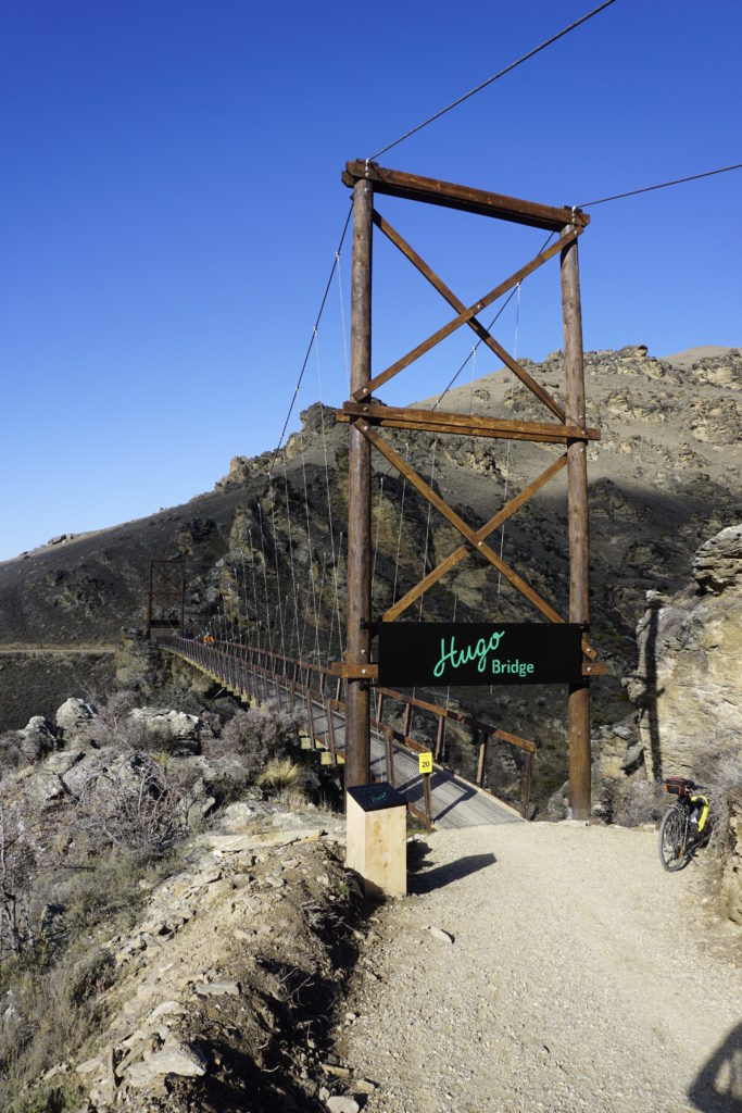 Hugo Bridge along the Lake Dunstan Trail